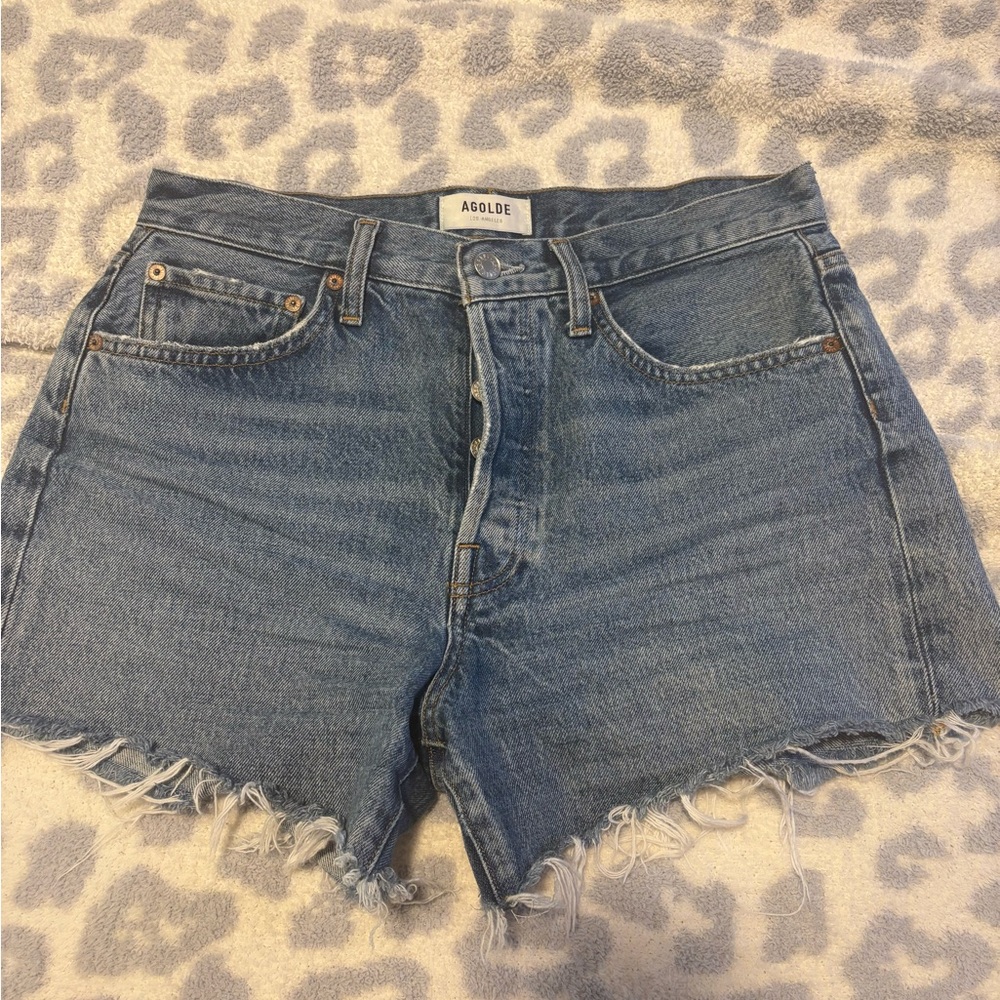 Agolde Parker Denim Shorts